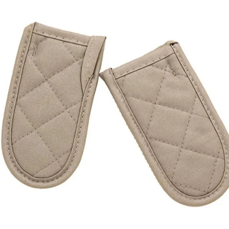 Chef Revival - 6" Pyrotex Beige Flame Resistant Handle Holder, Pair - HHPXBETF-2