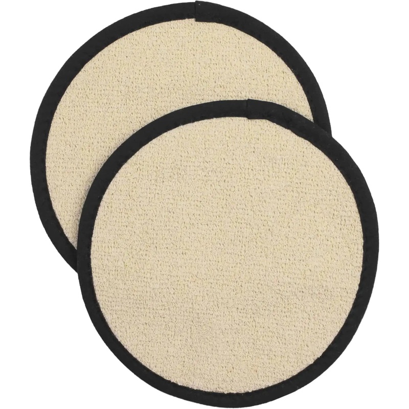 Chef Revival - 8" Terry Round Baker's Pot Holder, Pair - CLPT28RDBE