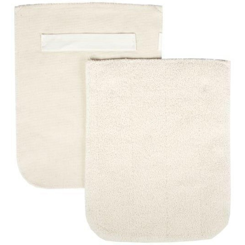 Chef Revival - Chef's Line 8" x 11" Terry Cotton Beige Steam Stopping Pan Grabber, Pair - CLPG1-2