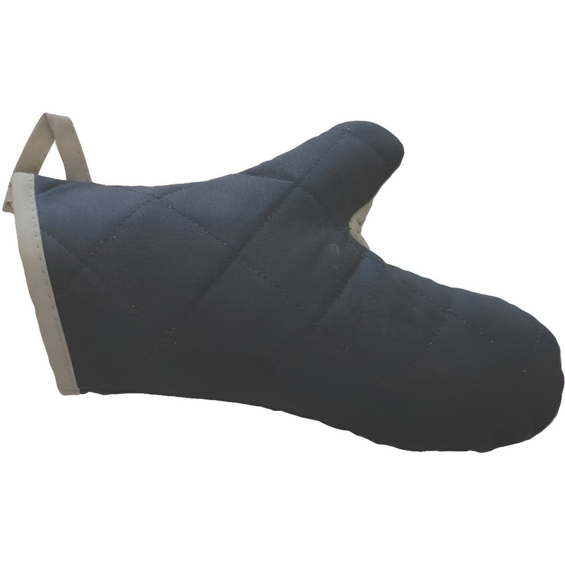 Chef Revival - Chef's Line Pyrotex PRO 15" Forearm Length Black Oven Mitt, Pair - CL2PX25BKBK