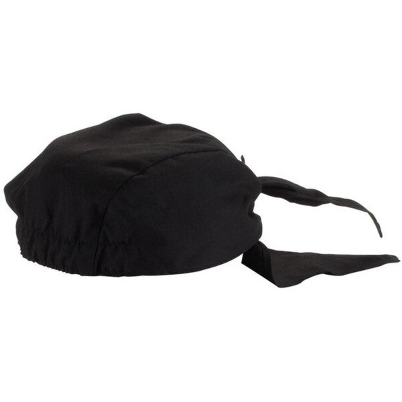 Chef Revival - Poly-Cotton Chef Scarf Hat - H020BK