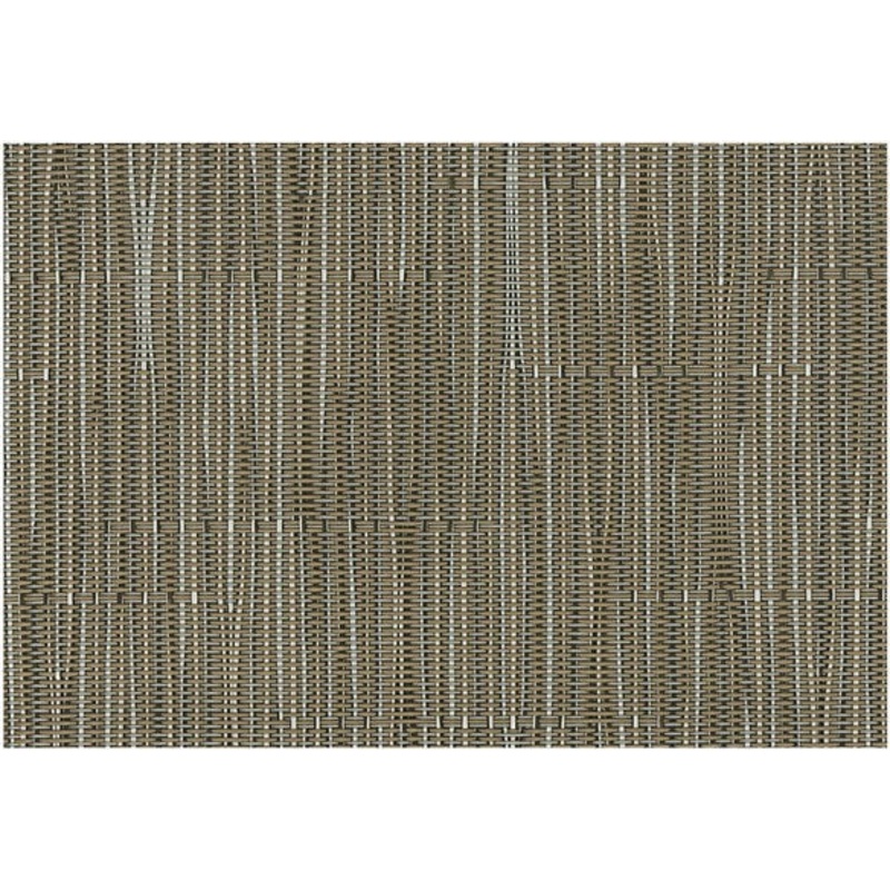 Chef Revival - RITZ 13" x 19" PVC Rectangle Camel Grass Cloth Placemat, 12/Pack - 64910
