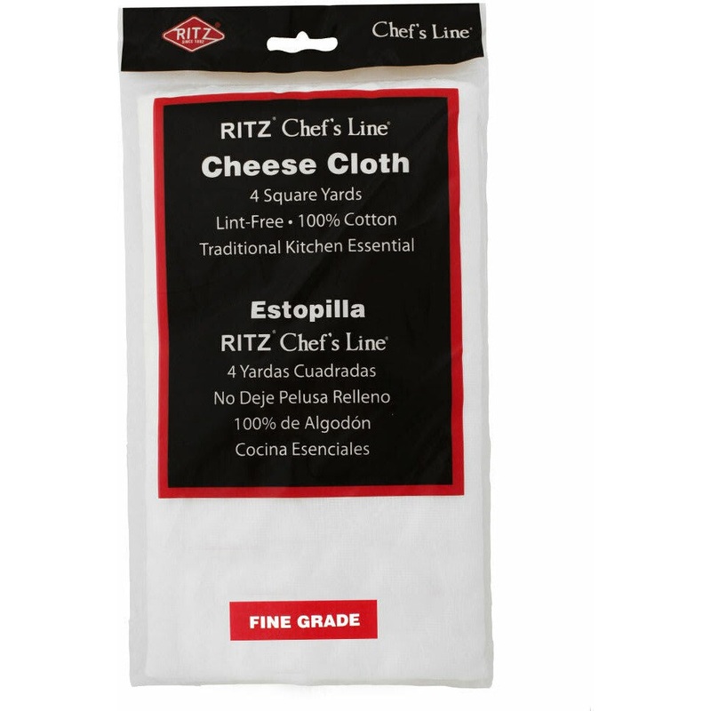 Chef Revival - RITZ 4 Yards Cotton White Extrafine Grade Cheese Cloth - CH242004