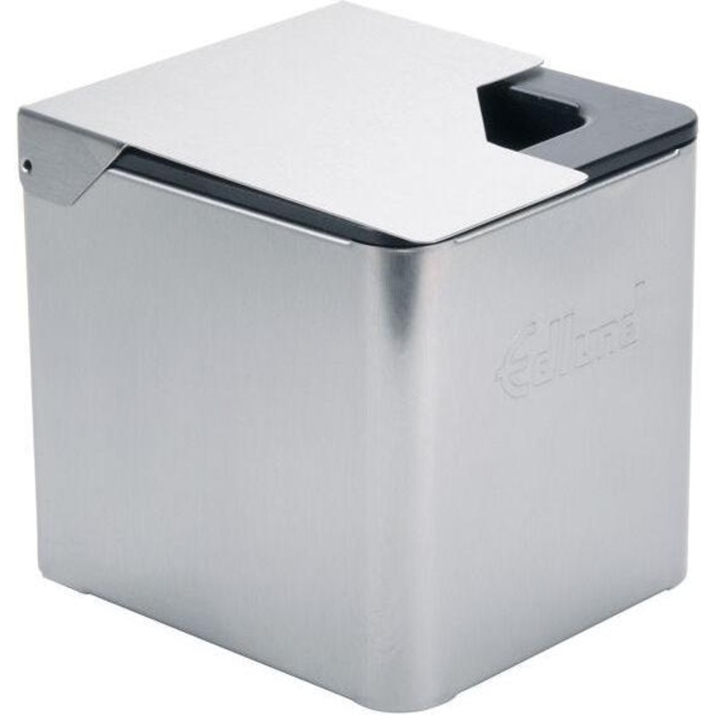 Edlund - Insulated Stainless Steel Condiment Holder with 1/6 Size Black Insert - CSB-016