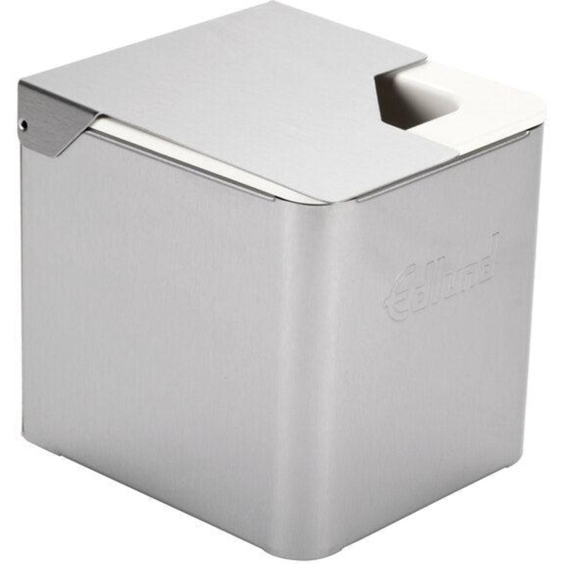 Edlund - Insulated Stainless Steel Condiment Holder with 1/6 Size White Insert - CSW-016