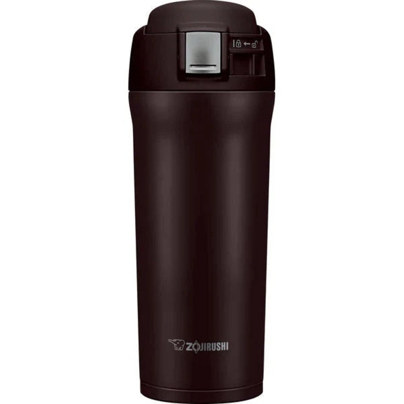 Zojirushi - 0.48 L Dark Cocoa Stainless Steel Travel Mug - SM-YAE48TD