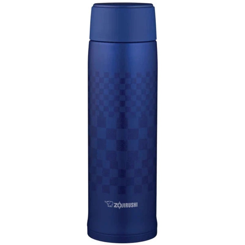 Zojirushi - 0.48 L Ichimatsu Blue Stainless Steel Vacuum Insulated Mug - SM-NAE48SAAZ