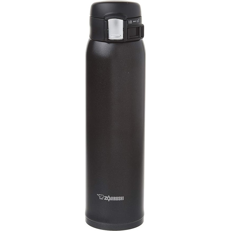 Zojirushi - 0.6 L Matte Black Stainless Steel Mug - SM-SHE60-BZ