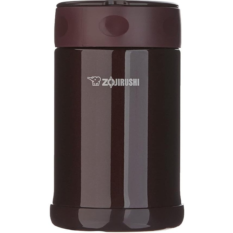 Zojirushi - 0.35 L Stainless Steel Brown Food Jar - SW-EAE35-TD