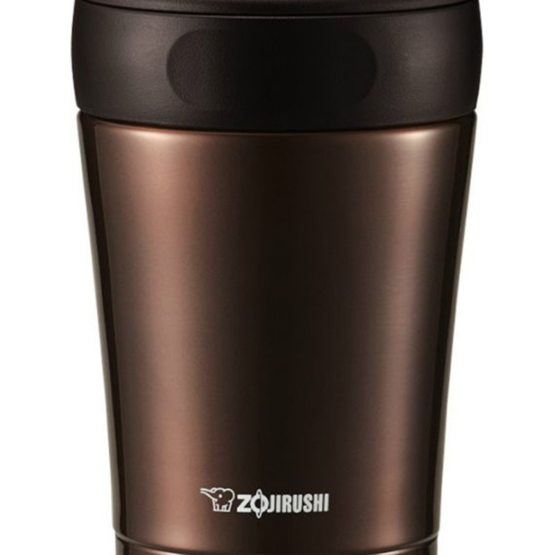 Zojirushi - 0.36 L Brown Stainless Steel Vacuum Insulated Food Jar - SW-GCE36TA