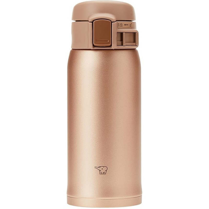 Zojirushi - 0.36 L Matte Gold Stainless Steel Water Bottle - SM-SR36ENM