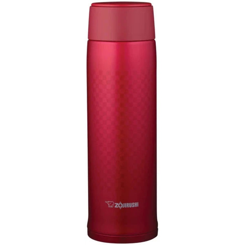 Zojirushi - 0.48 L Ichimatsu Red Stainless Steel Vacuum Insulated Mug - SM-NAE48SARZ