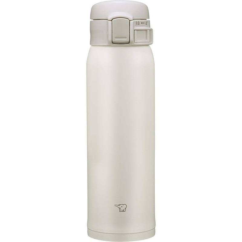 Zojirushi - 0.48 L White Stainless Steel Water Bottle - SM-SR48EWA