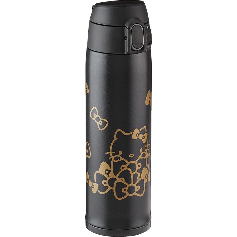 Zojirushi - 0.48 L x HELLO KITTY Black Stainless Mug - SM-TA48KTBA