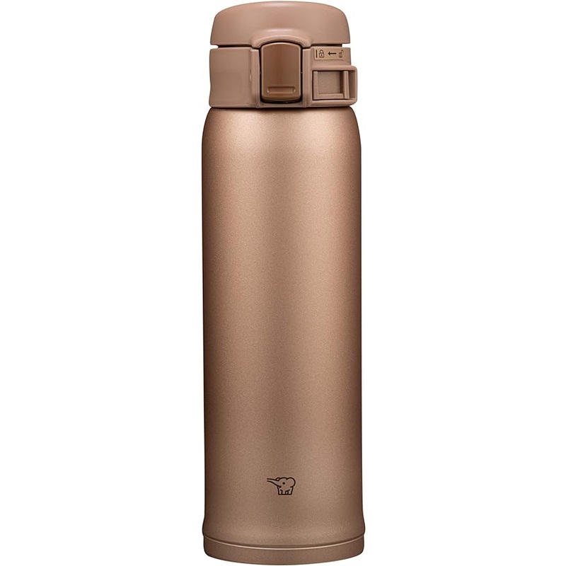 Zojirushi - 0.6 L Matte Gold Stainless Steel Water Bottle - SM-SR60ENM