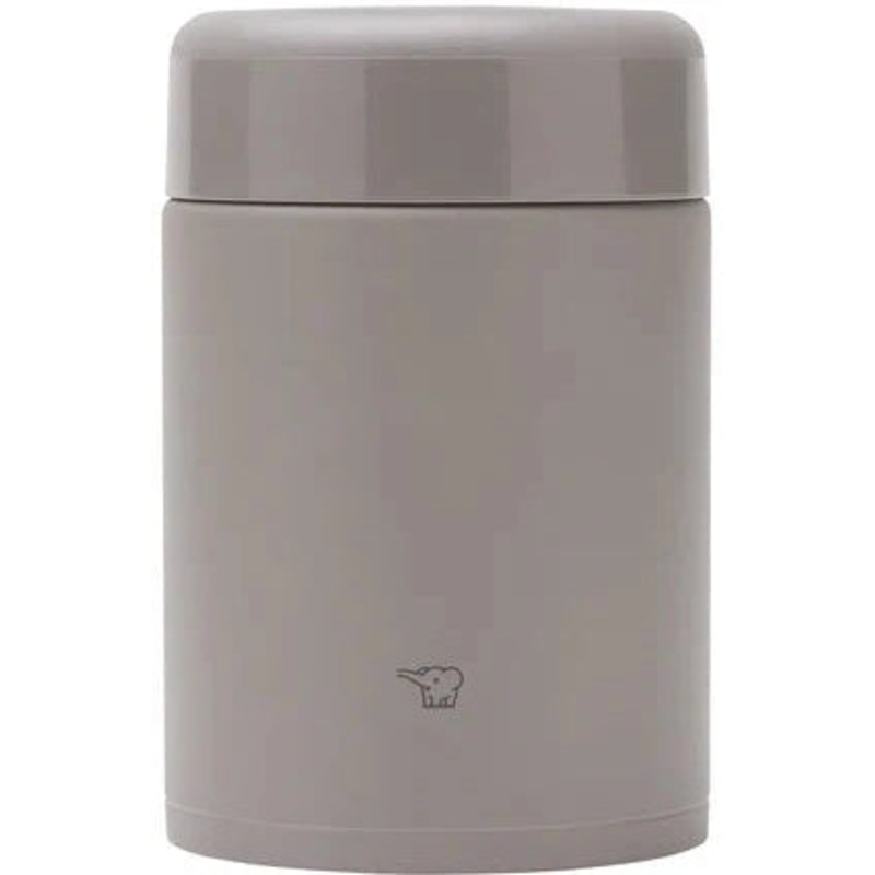 Zojirushi - 0.75 L Medium Gray Stainless Steel Food Jar - SW-KA75HHM