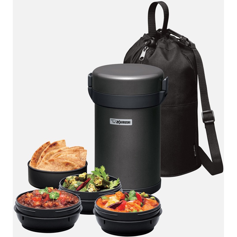 Zojirushi - Stainless Steel Vacuum Insulated Tiffin Box - SL-XCE 20HG