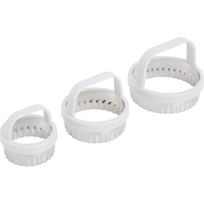 Norpro - Set Of 3 Scallop Biscuit/Cookie Cutters - 3490
