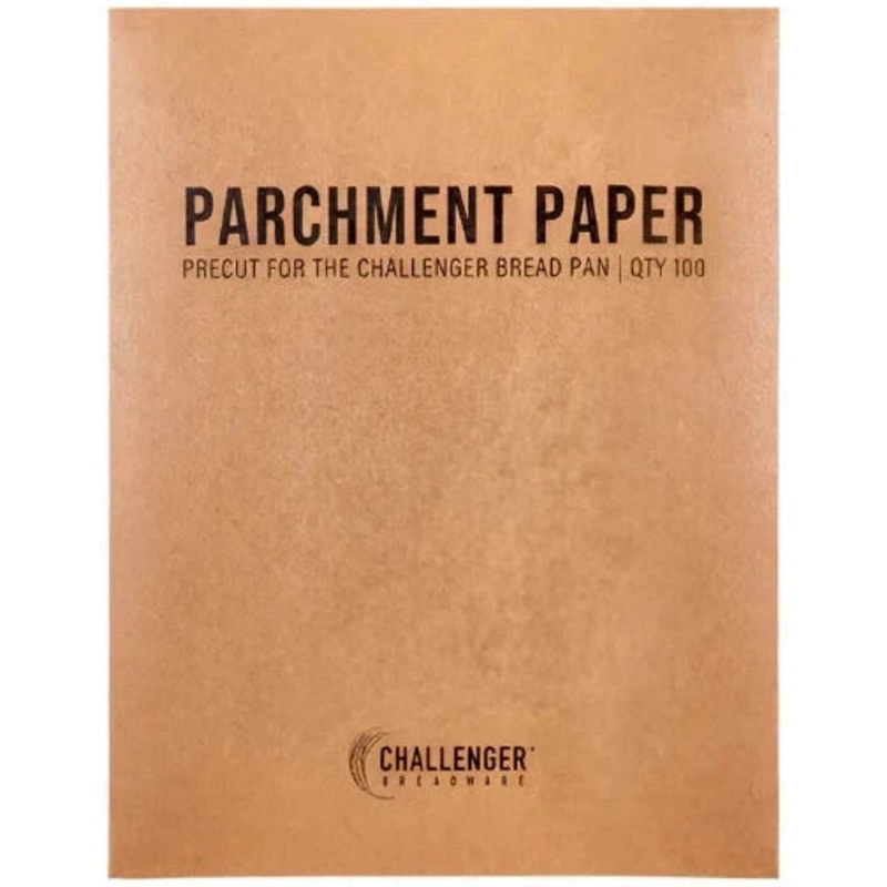 Challenger Breadware - Pre-Cut Pan Parchment Paper Liners, Pack of 100 - CBW028