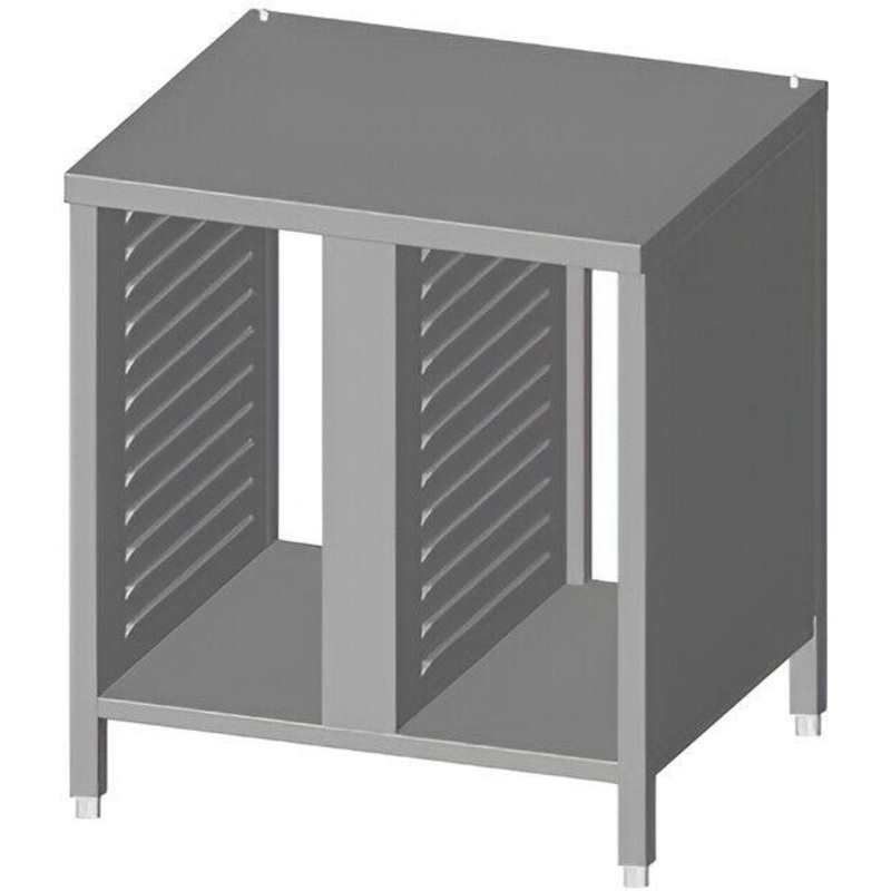 Lainox - 34.46x28.74x37.40" Stainless Steel Stand with Side Runners - EC BSK011