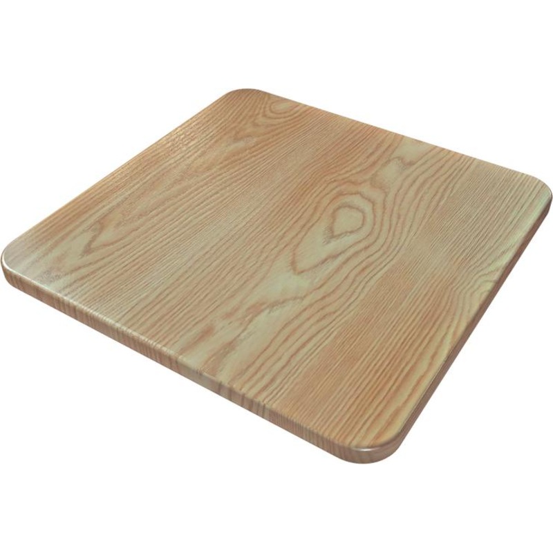 Tarrison - Seamless Thermofoil 24" Square Natural Table Top With T-Nuts - IOSTWT2424NAT