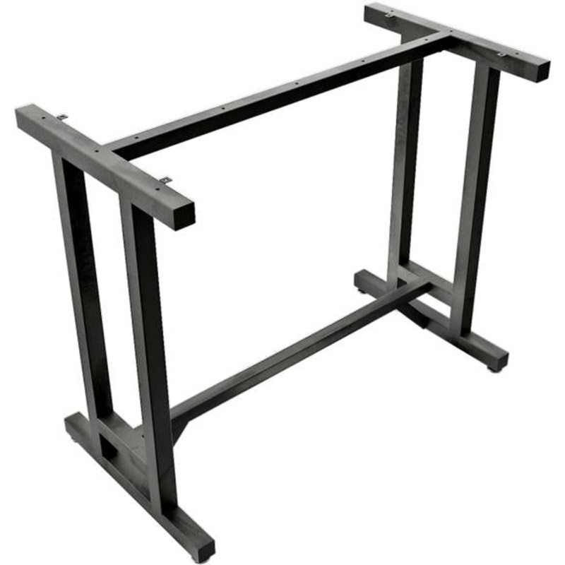 Tarrison - 4' Alexander II Black Bar Height Table Base - ABG0321248BL-KIT