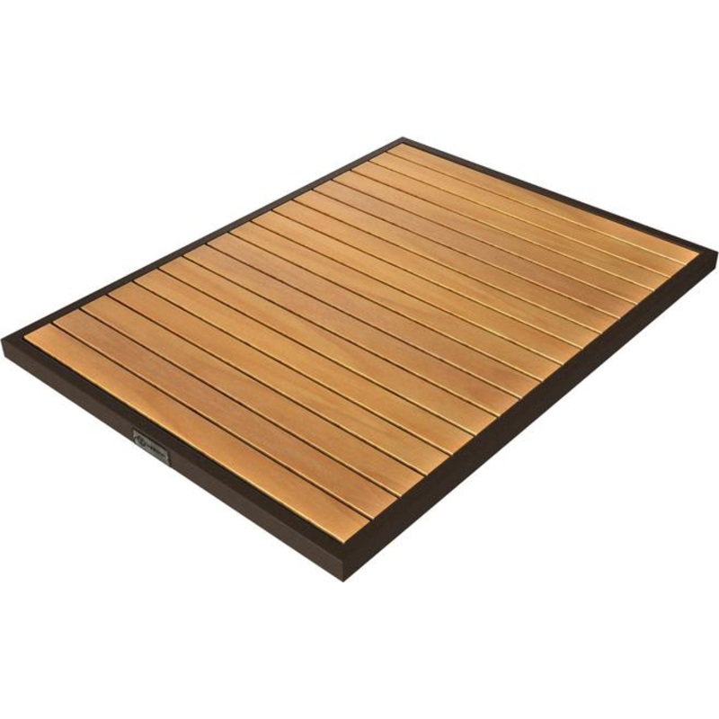 Tarrison - Ace II 24" x 32" Bronze and Natural Rectangular Table Top - AOG38RT42NABR