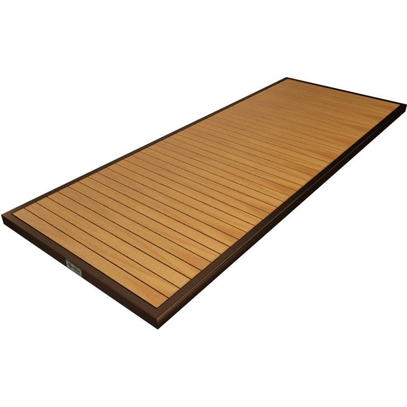 Tarrison - Ace II 28" x 72" Bronze and Natural Rectangular Table Top - AOG38RT82NABR