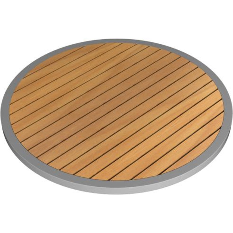 Tarrison - Ace II 32" Black & Cocoa Round Table Top - AOG38RD32BLCO
