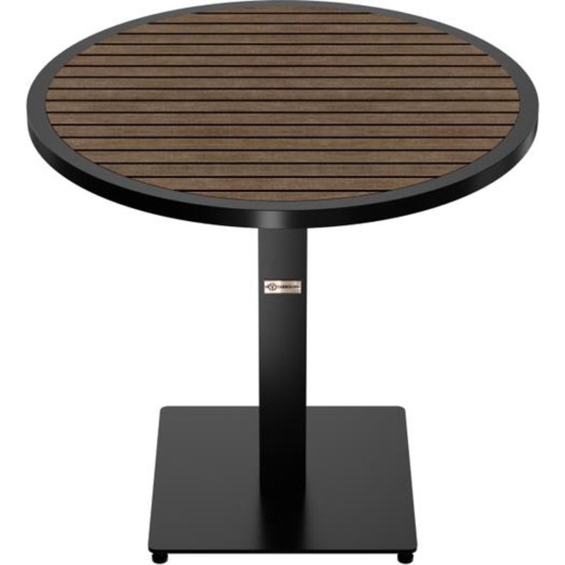 Tarrison - Ace II 32 Round Black and Cocoa with Palermo Table Top - ATGQ11B1-KIT