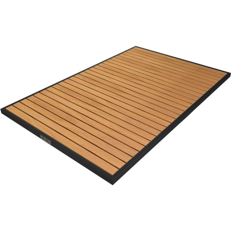Tarrison - Ace II 32" x 48" Black and Natural Rectangular Table Top - AOG38RT28BLNA