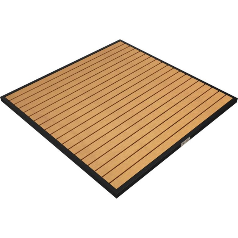 Tarrison - Ace II 36" Black and Natural Square Table Top - AOG38SQ36BLNA