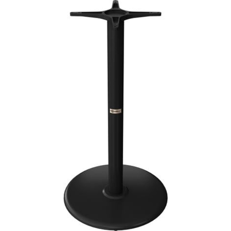 Tarrison - Core Collection 22" Bar Height Black All Weather Table with Round Base - ABG411222BL