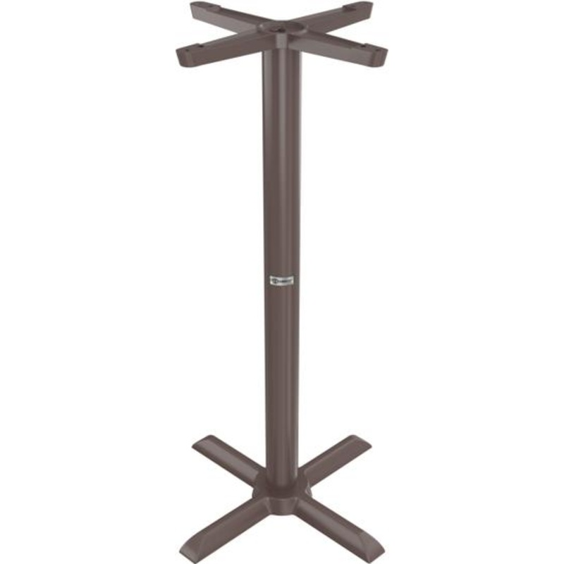 Tarrison - Core Collection 22" Bar Height Bronze All Weather Table with X-Base - ABG0112X22TBBR