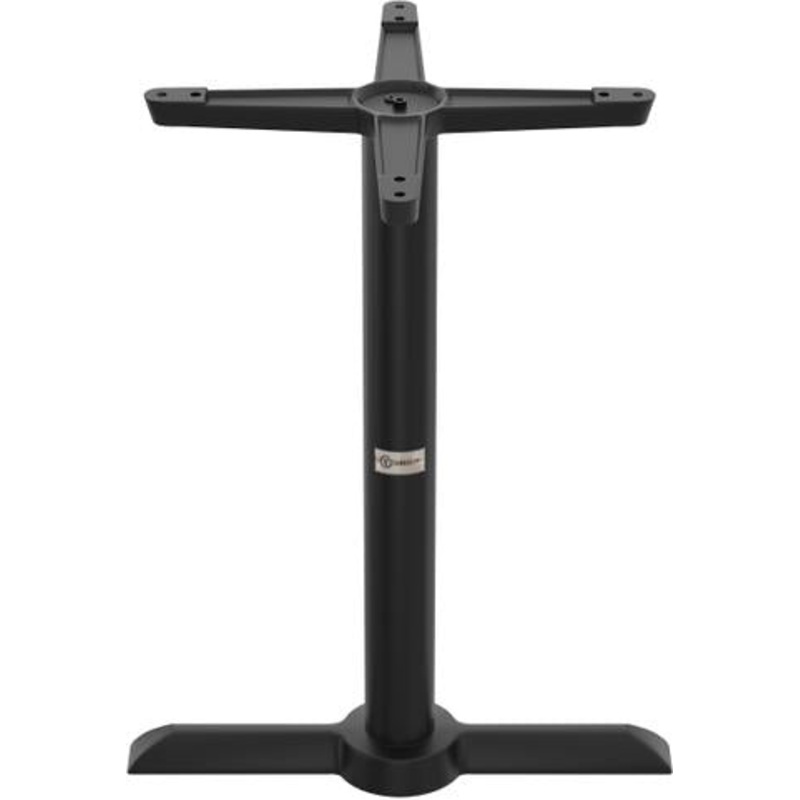 Tarrison - Core Collection 22" Black All Weather T Base Dining, Pack of 2 - ABG0111T22TBB
