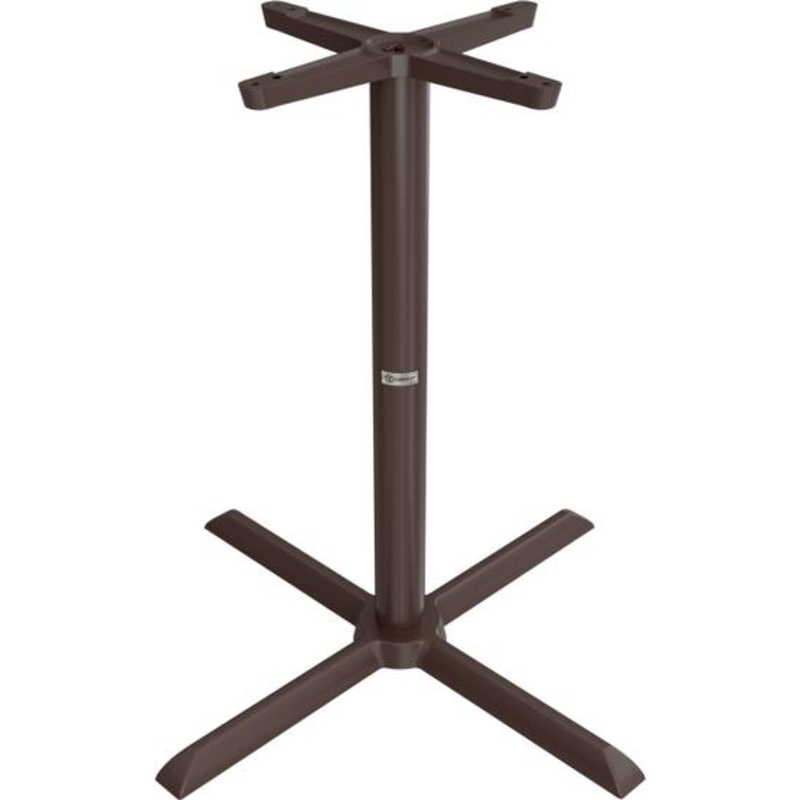 Tarrison - Core Collection 33" Counter Height Bronze All Weather Table with X-Base - ABG0113X33TBBR