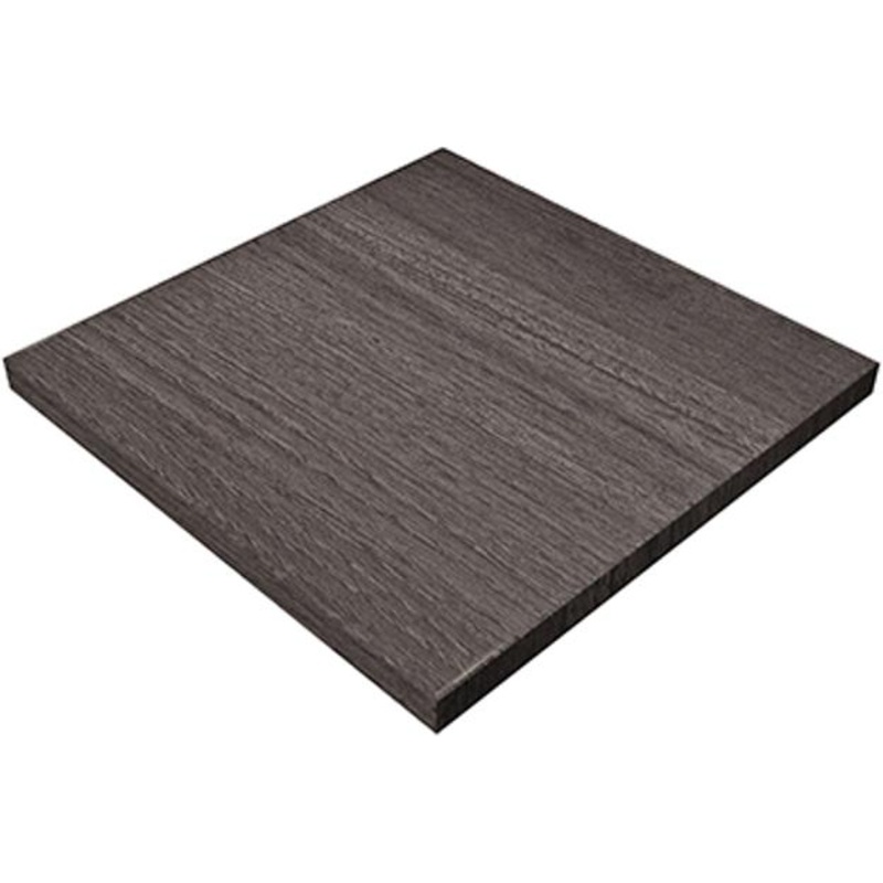 Tarrison - Core Collection Laminate 24"x24" Stormy Grey Table Top with T-Nuts - IOCCWT2424SG