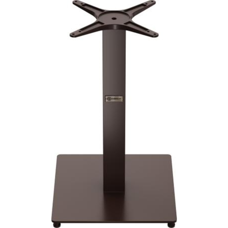 Tarrison - Palermo 18" Bronze Square Dining Table Base - ABG401118BR