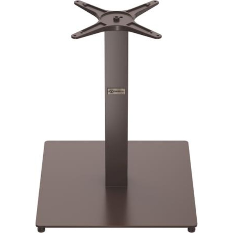 Tarrison - Palermo 22" Bronze Square Dining Table Base - ABG401122BR