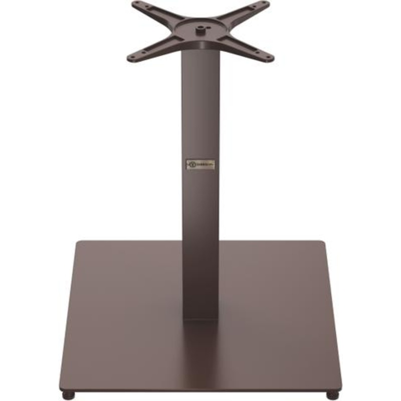 Tarrison - Palermo 24" Bronze Square Bar Table Base, Single Box - ABG401224BR