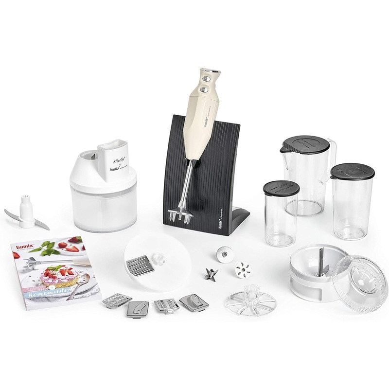 Bamix - BAKING Hand Blender Package, White-Light Grey - BAKING M200