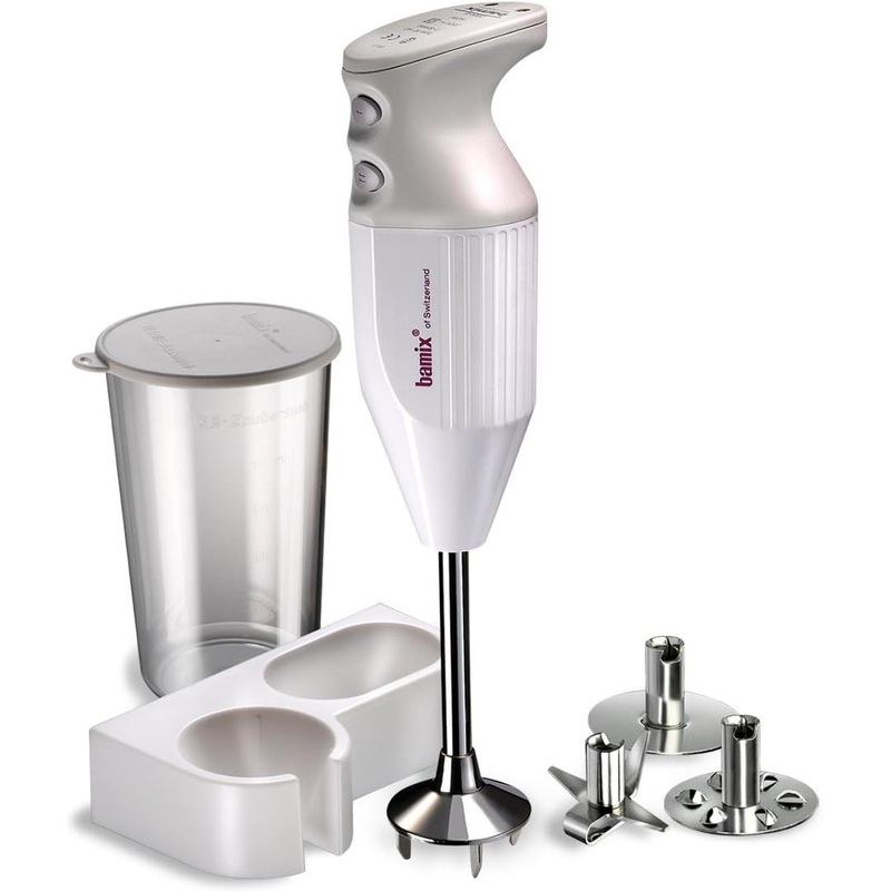 Bamix - MONO Hand Blender Package, White-Light Grey - MONO M133