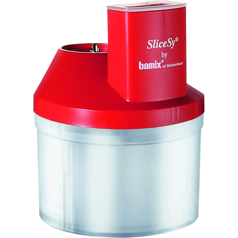 Bamix - SliceSy Food Processor Attachment, Red - 1500.004