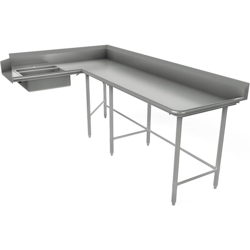 Tarrison - 120" x 60" Right Soiled Dishtable - TA-CSDT120R-KIT