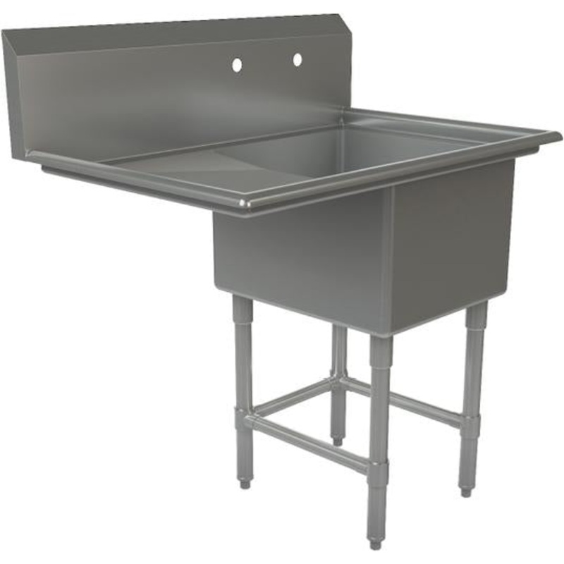 Tarrison - 39" x 24" Single Compartment Sink - TA-PS118L-Kit