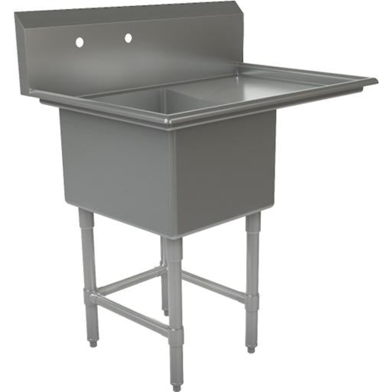 Tarrison - 39" x 24" Single Compartment Sink - TA-PS118R-Kit
