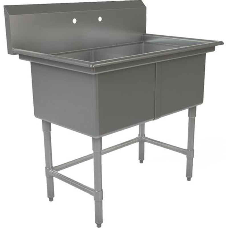 Tarrison - 42" x 24" Double Compartment Sink - TA-PS218-Kit