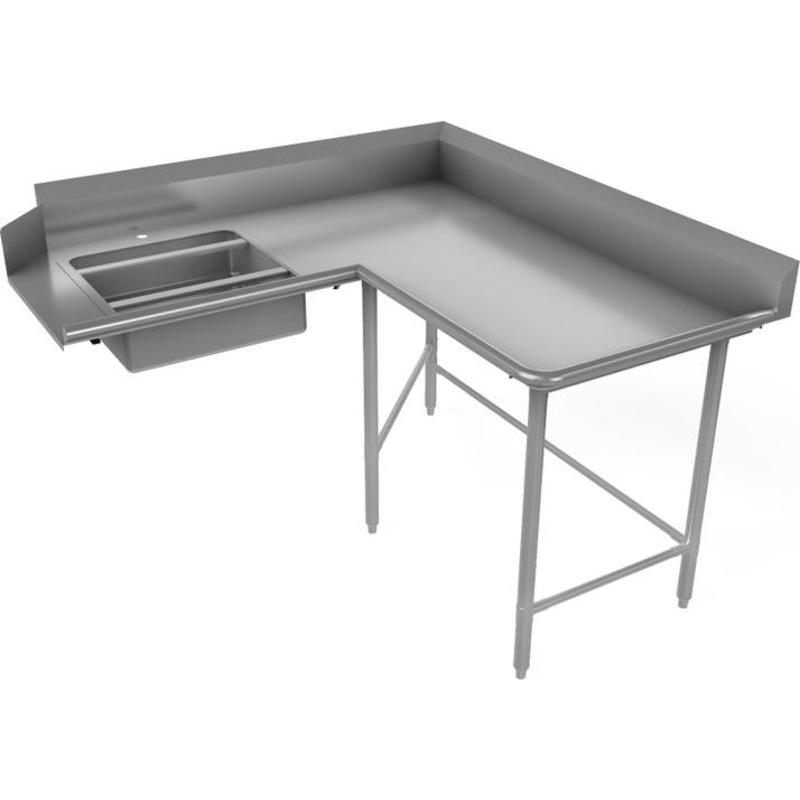Tarrison - 60" x 60" Right Soiled Dishtable - TA-CSDT60R-KIT