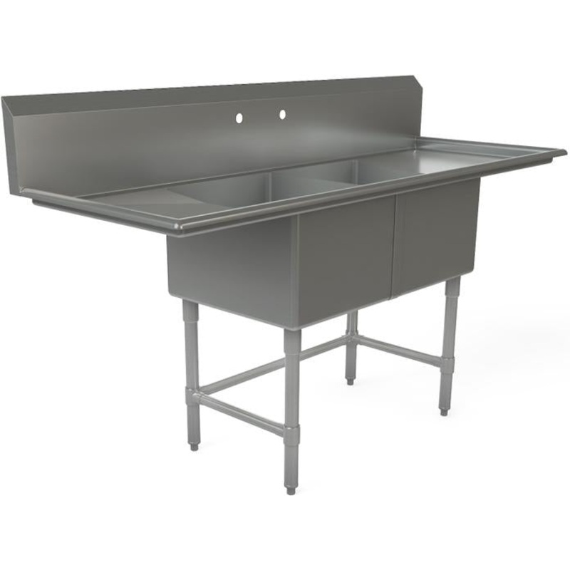 Tarrison - 72.5" x 24" Double Compartment Sink - TA-PS218LR-Kit