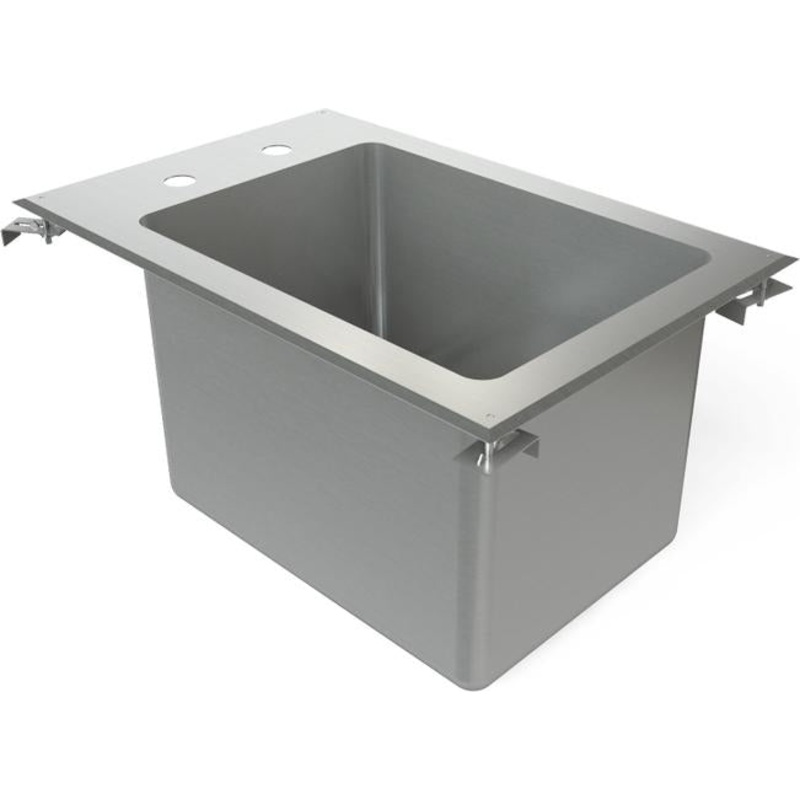 Tarrison - 13" x 20" Drop In Sink with One Compartment - TA-DI141010-KIT